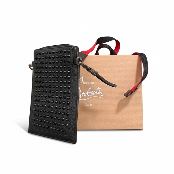 Christian Louboutin Handbags - Christian Louboutin Loubilab Empire Spikes Crossbody Bag Black NWT